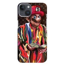 Брендновые Чехлы для iPhone 14 Plus - (PREMIUMPrint) (Mario LV)