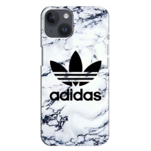 Чохли Адидас для iPhone 14 Plus (AlphaPrint) (Адідас на мраморі)