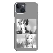 Чохли з героями АНИМЕ на iPhone 14 Plus (Кіріто-Асуна)