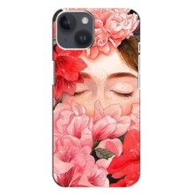 Чехлы (ART) Цветы на iPhone 14 Plus (VPrint) (Глаза в цветах)