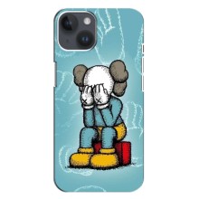 Чехлы для iPhone 14 Plus - Bearbrick Louis Vuitton (PREMIUMPrint) (Плач Bearbrick)