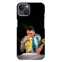 Чехлы для iPhone 14 Plus (Leo чемпион) (AlphaPrint) (Кубок Месси)