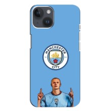 Чохли з принтом на iPhone 14 Plus Футболіст – Холанд Манчестер Сіті