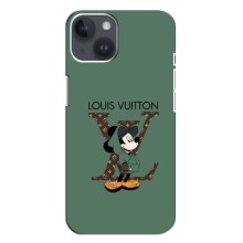 Чехлы Луи Витон для iPhone 14 Plus (AlphaPrint - LOUIS VUITTON) (Микки Маус LV)