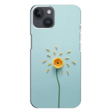 Чехлы с Цветами для iPhone 14 Plus (VPrint) (Желтый цветок)