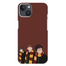 Чехлы с Гарри Поттером для iPhone 14 Plus (AlphaPrint) – Гарри с друзьями