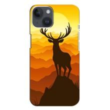 Чохли з зображенням різних тварин на iPhone 14 Plus (Силует Оленя)