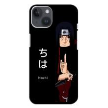 Чохли з принтом Ітачі Учіха на iPhone 14 Plus (Ітачі на чорному)