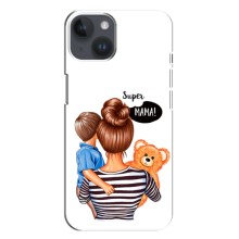 Чохол з друком для iPhone 14 Plus - (Мама з дитинкою) (AlphaPrint) (Мама з синочком)