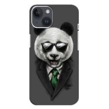 Чехлы с Пандами на iPhone 14 Plus (Панда в очках)