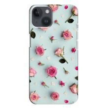 Чехлы с принтом Розочки для iPhone 14 Plus (Разные цветы)