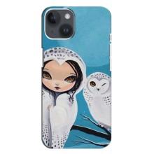 Чехлы с принтом СОВЫ для iPhone 14 Plus (Девочка Сова)