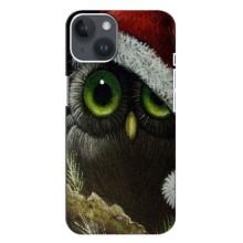 Чехлы с принтом СОВЫ для iPhone 14 Plus (Новогодняя Сова)