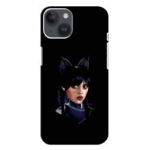 Чохол з картинкою Венсдей на iPhone 14 Plus (Мила Венсдей)