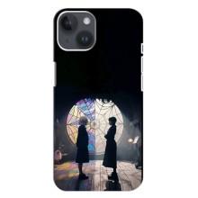 Чохол з картинкою Венсдей на iPhone 14 Plus (Внсдей і Енід)