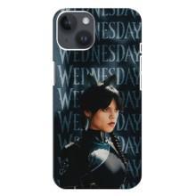 Чохол з картинкою Венсдей на iPhone 14 Plus (Вендсдей з ушками)