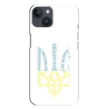 Чохли для iPhone 14 Plus Укр. Символіка (AlphaPrint) (Герб з букв)