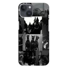 Чехол ДОБЕРМАН для iPhone 14 Plus (Коллаж Доберман)