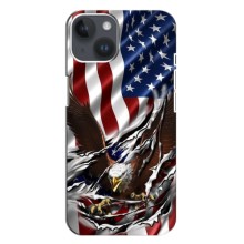 Чехол Флаг USA для iPhone 14 Plus