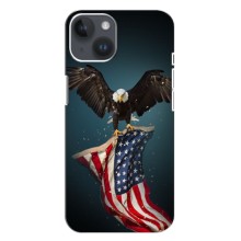 Чохол Прапор USA для iPhone 14 Plus (Орел і прапор)