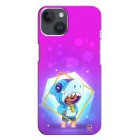 Чехол ЛЕОН (Бравл Старс)  для iPhone 14 Plus (Леон в костюме Акулы)