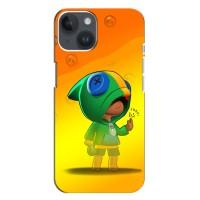 Чехол ЛЕОН (Бравл Старс)  для iPhone 14 Plus (LEON в кофте)