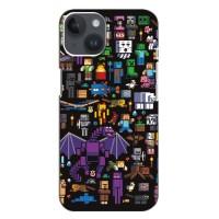 Чохол Майнкрафт для iPhone 14 Plus (Усі персонажі)