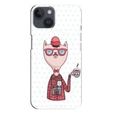 Чехол на тематику: Коты для iPhone 14 Plus (Кот аристократ)
