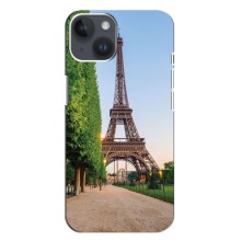 Чохол Ейфелева Вежа iPhone 14 Plus - (AlphaPrint) (Дорога до Парижу)