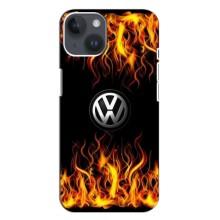 Чохол "Фольксваген" для iPhone 14 Plus (Вогняний Лого)