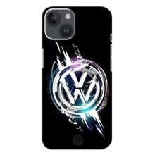 Чохол "Фольксваген" для iPhone 14 Plus (Volkswagen на чорному)