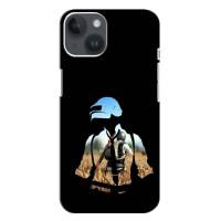 Силиконовый чехол с картинкой "Герой Pubg" на iPhone 14 Plus (Пубг мен)