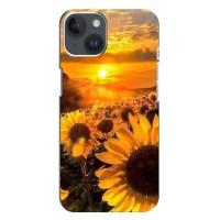 Чехол с Цветами для iPhone 14 Plus (поле подсолнухов)