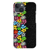 Чехол с Цветами для iPhone 14 Plus (Яркие цветы)