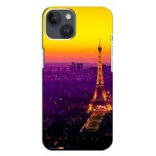 Чохол Ейфелева Вежа на iPhone 14 Plus (Яскрава башня)