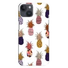 Чехол с изображением  вкусной еды для iPhone 14 Plus (Ананасы)