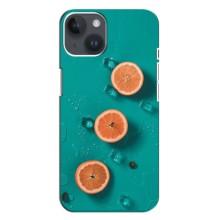 Чехол с изображением  вкусной еды для iPhone 14 Plus (Лайм)