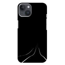 Чохол з картинками на чорному фоні для iPhone 14 Plus (Дорога)
