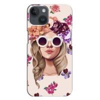 Чохол з картинкою Модні Дівчата iPhone 14 Plus (Дівчина в окулярах)