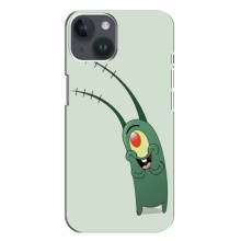 Чехол с картинкой "Одноглазый Планктон" на iPhone 14 Plus (Милый Планктон)