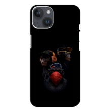 Чохол з Мавпами iPhone 14 Plus - (AlphaPrint) (Три мавпи)