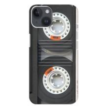Чохол з Прикольним Принтом на iPhone 14 Plus (Касета магнітофону)