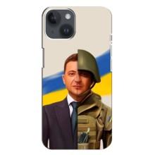 Чехол для iPhone 14 Plus (AlphaPrint - с принтом Зеленского) – Зеленский солдат