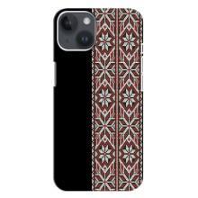 Силиконовый Чехол на iPhone 14 Plus с картинкой Вышиванки (Стильная вишиванка)