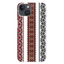 Силиконовый Чехол на iPhone 14 Plus с картинкой Вышиванки (Вышиваночки)