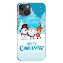 Чехол Санта Клаус для iPhone 14 Plus (Merry Christmas)
