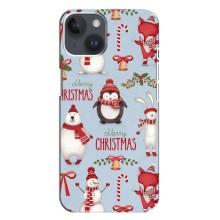 Чехол Санта Клаус для iPhone 14 Plus (Рождественский)