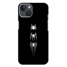 Чохол Супергерой Людина Павук на iPhone 14 Plus (Лого павука)