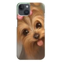 Чехол (ТПУ) Милые собачки для iPhone 14 Plus (Йоршенский терьер)