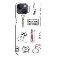 Девчачий Чехол для iPhone 14 Plus (Косметика)